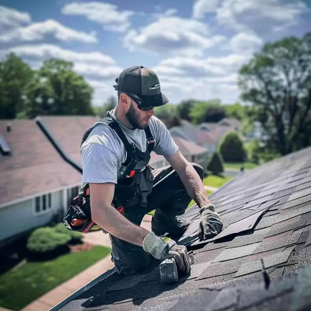 Excel Flat Roofing professional roofers doing roof works