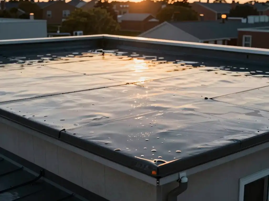 Waterproofing solution for flat roofing systems in Suffolk County NY